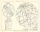 Vintage Map of the Atterbury Air Force Base Vicinity, 1953