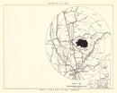 Vintage Map of the Beale Air Force Base Vicinity, 1952