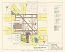 Vintage Map of Long Beach Municipal Airport, 1952