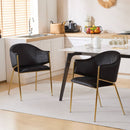 Modern Upholstered Dining Chair With Frame And