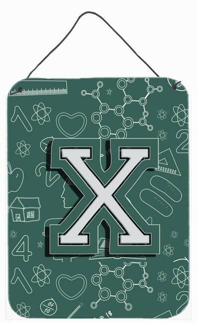 Letter X Back to School Initial Wall or Door Hanging Prints CJ2010-XDS1216