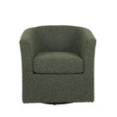 Melodize - Swivel Club Chair With Barrel Shape Design