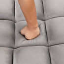 55.3" 4-1 Multi-functional Sofa Bed with Cup Holder and USB Port for Living Room or Apartments, Gray