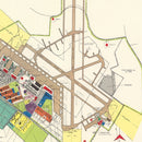 Vintage Map of Dover Air Force Base, 1952