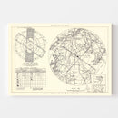 Vintage Map of the Dover Air Force Base Vicinity, 1952