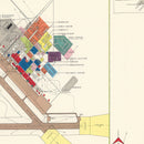 Vintage Map of Mountain Home Air Force Base, 1952