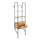 Lean - Industrial Bookcase - Black / Brown by HouseOfZazla