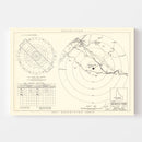 Vintage Map of the Mountain Home Air Force Base Vicinity, 1952