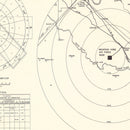Vintage Map of the Mountain Home Air Force Base Vicinity, 1952