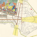 Vintage Map of Westover Air Force Base, 1951