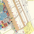 Vintage Map of Barksdale Air Force Base, 1952