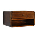 Curve Upper Slot Floating Nightstand by Unique Piece Furniture