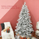 Hinged Xmas Tree - Artificial Flocked Christmas Tree