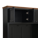 Entryway Hall Tree With Storage Bench, Coat Rack Shoe Bench With Cabinets