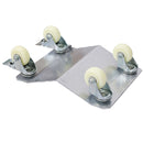 Heavy Duty Car Dolly Set, 6000Lbs Capacity, Metal Construction - Gray by HouseOfZazla