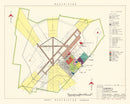 Vintage Map of Campbell Air Force Base, 1952