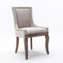 Ultra - Side Dining Chair, Nail Head (Set of 2) by Unique Piece Furniture
