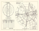 Vintage Map of the Carswell Air Force Base Vicinity, 1952