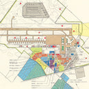 Vintage Map of Castle Air Force Base, 1952
