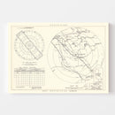 Vintage Map of the Castle Air Force Base Vicinity, 1952