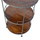 Round Butler Tray Table - Chestnut by Unique Piece Furniture
