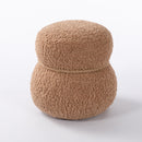 Snowman Stool With Cushion And Solid Wood Frame by Unique Piece Furniture
