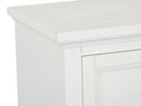 Heron Cove - Small Drawer Nightstand - Chalk White And Dovetail Gray by Unique Piece Furniture
