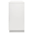 Dulcey - 6 Drawer Dresser With Accents, Bedroom Storage - Gloss White