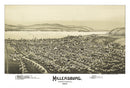 Vintage Map of Millersburg, Pennsylvania 1894