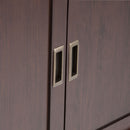 Draper - Low Storage Cabinet - Medium Auburn Brown by Unique Piece Furniture
