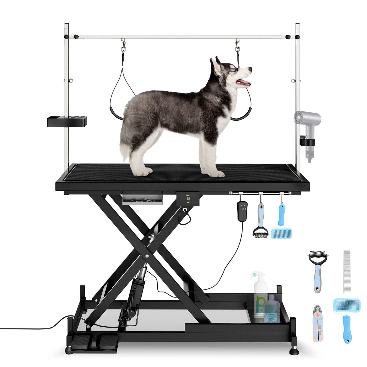 Super Deluxe Electric Pet Grooming Table, Height Adjustable, photo 13 of 19
