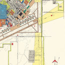 Vintage Map of Fairchild Air Force Base, 1951