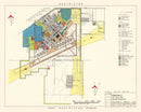 Vintage Map of Fairchild Air Force Base, 1951