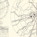 Vintage Map of the Fairchild Air Force Base Vicinity, 1951