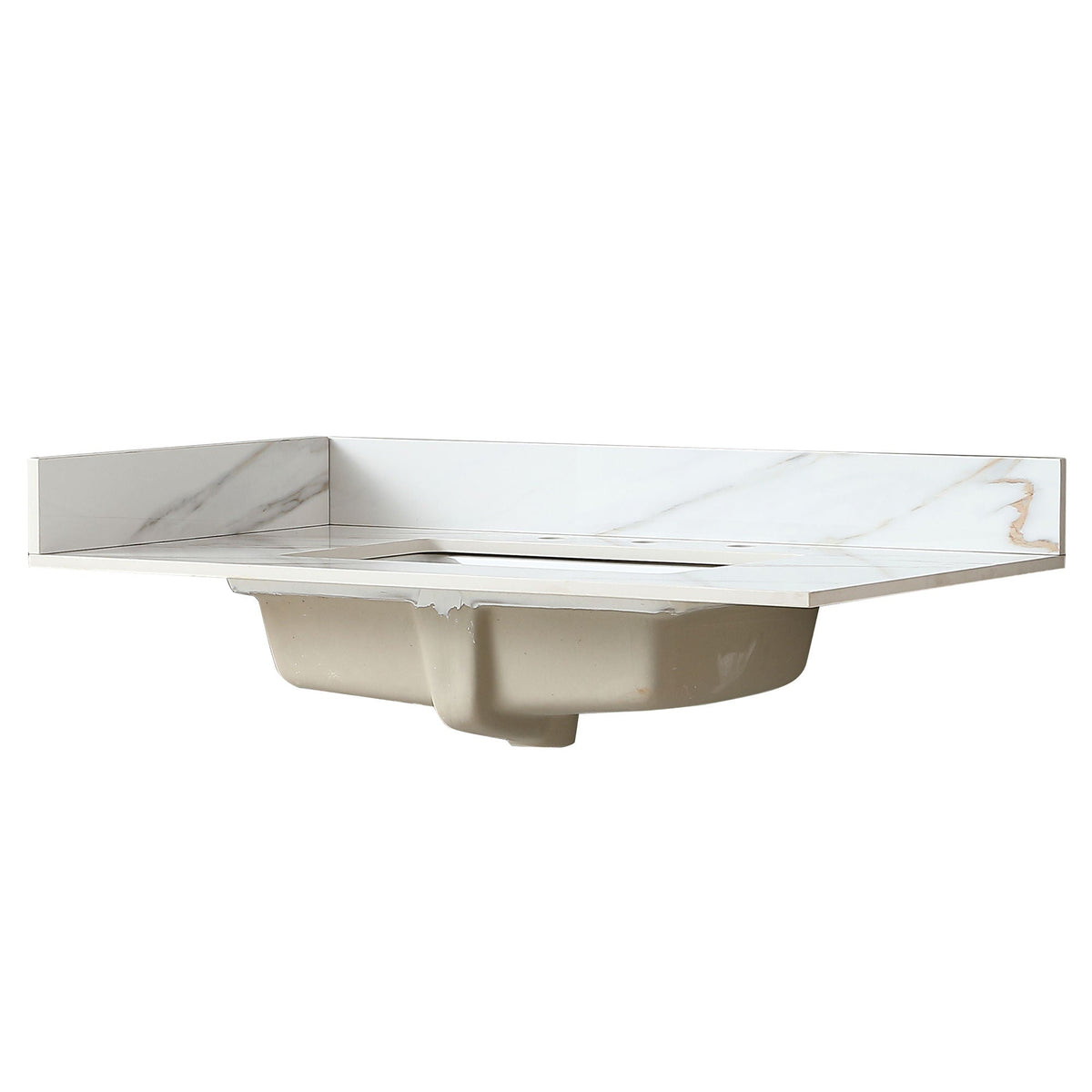 Vanity Top With Undermount Sink And Backsplash, Sintered Stone, photo 34 of 40