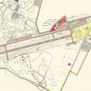 Vintage Map of Gray Air Force Base, 1951