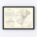 Vintage Map of the Hunter Air Force Base Vicinity, 1951