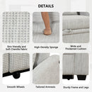 Pull Out Loveseat Sofa With Adjsutable Backrest, 2 Pillows, Cup Holders, USB Ports For Living Room by Unique Piece Furniture
