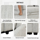 Pull Out Loveseat Sofa With Adjsutable Backrest, 2 Pillows, Cup Holders, USB Ports For Living Room by Unique Piece Furniture