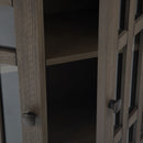 Bedford - Low Storage Media Cabinet - Farmhouse Gray by HouseOfZazla
