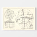 Vintage Map of the Lake Charles Air Force Base Vicinity, 1951