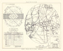 Vintage Map of the Lakeland Air Force Base Vicinity, 1952