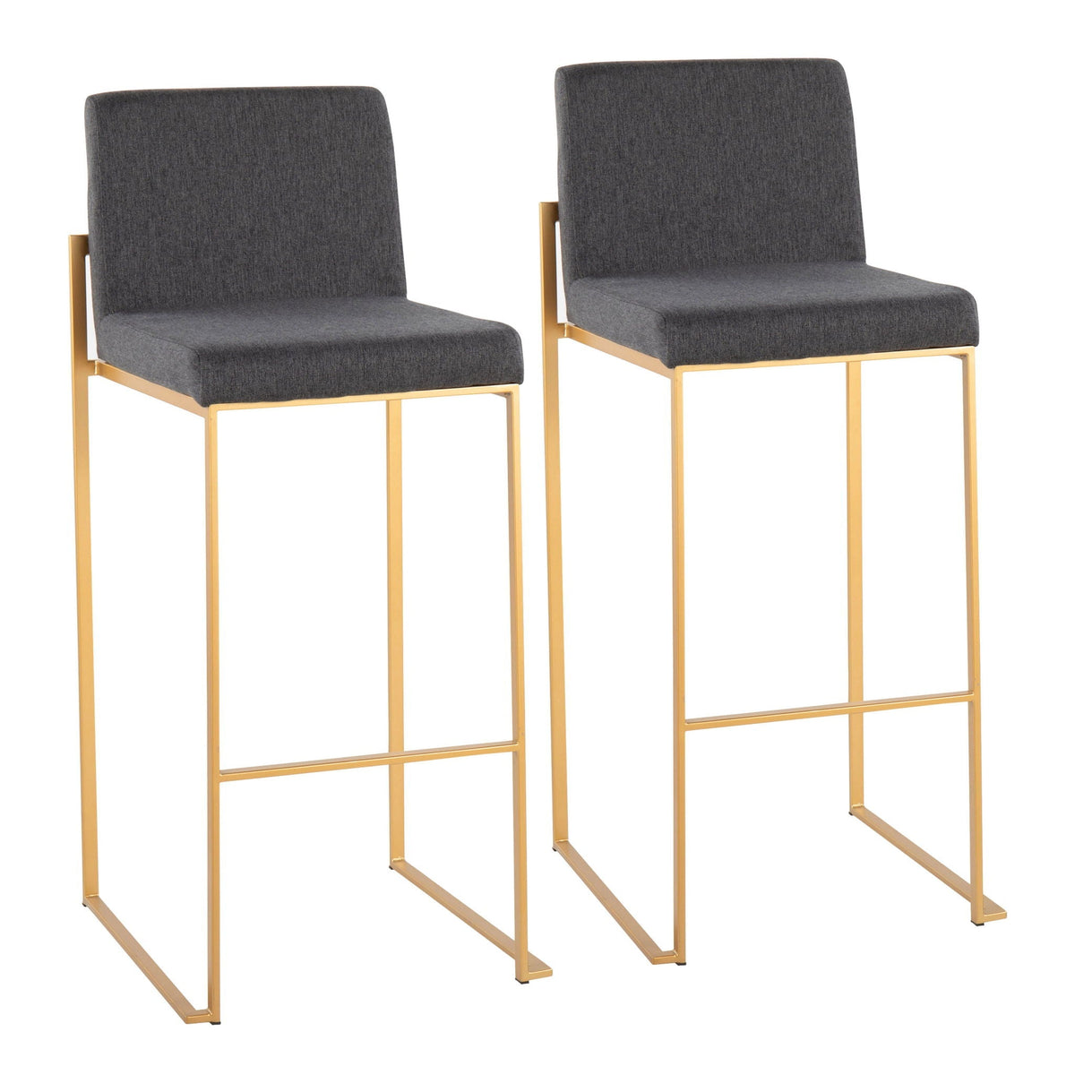 Fuji - Contemporary Design High Back Barstool, photo 10 of 40