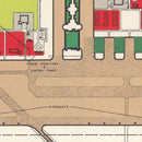 Vintage Map of Lincoln Municipal Airport, 1951