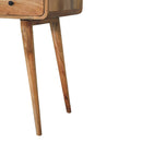Curved Writing Desk - Oak by Unique Piece Furniture