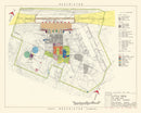 Vintage Map of Little Rock Air Force Base, 1952