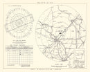 Vintage Map of the Little Rock Air Force Base Vicinity, 1952