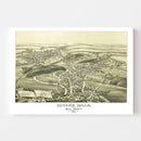 Vintage Map of Miner's Mills & Mill Creek, Pennsylvania 1892