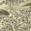 Vintage Map of Miner's Mills & Mill Creek, Pennsylvania 1892