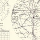 Vintage Map of the Lockbourne Air Force Base Vicinity, 1951